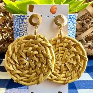 Rattan Earrings
